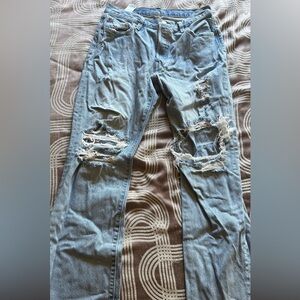 Levi's Relaxed Blue Distressed Jeans